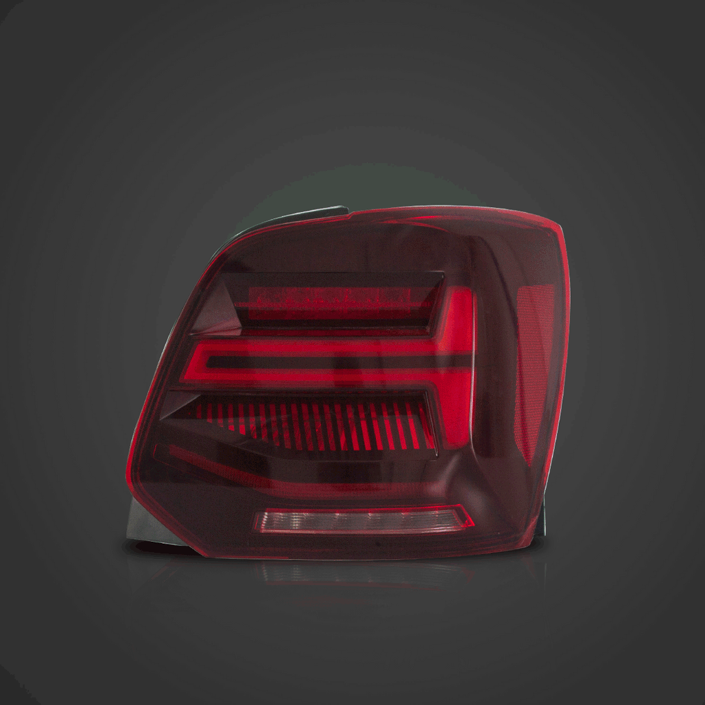 LED Tail Light Assembly With Sequential Turn Signal For 2009-2017 Volkswagen Polo 5th Gen (LWB/SWB）