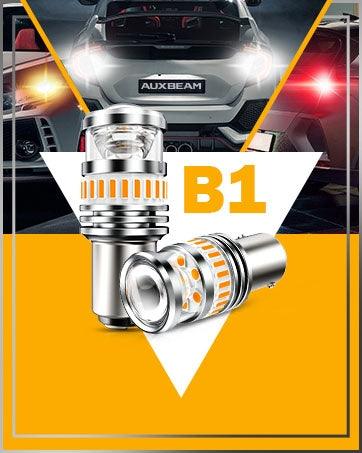 1157 BAY15D LED Turn Signal Light Rear/Front, Side Marker Light Bulbs 11W 4000LM 3500K Amber B1 Series | 2 Bulbs