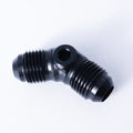 AN Male Union with 1/8″ NPT Port Adapter – 45 Degree