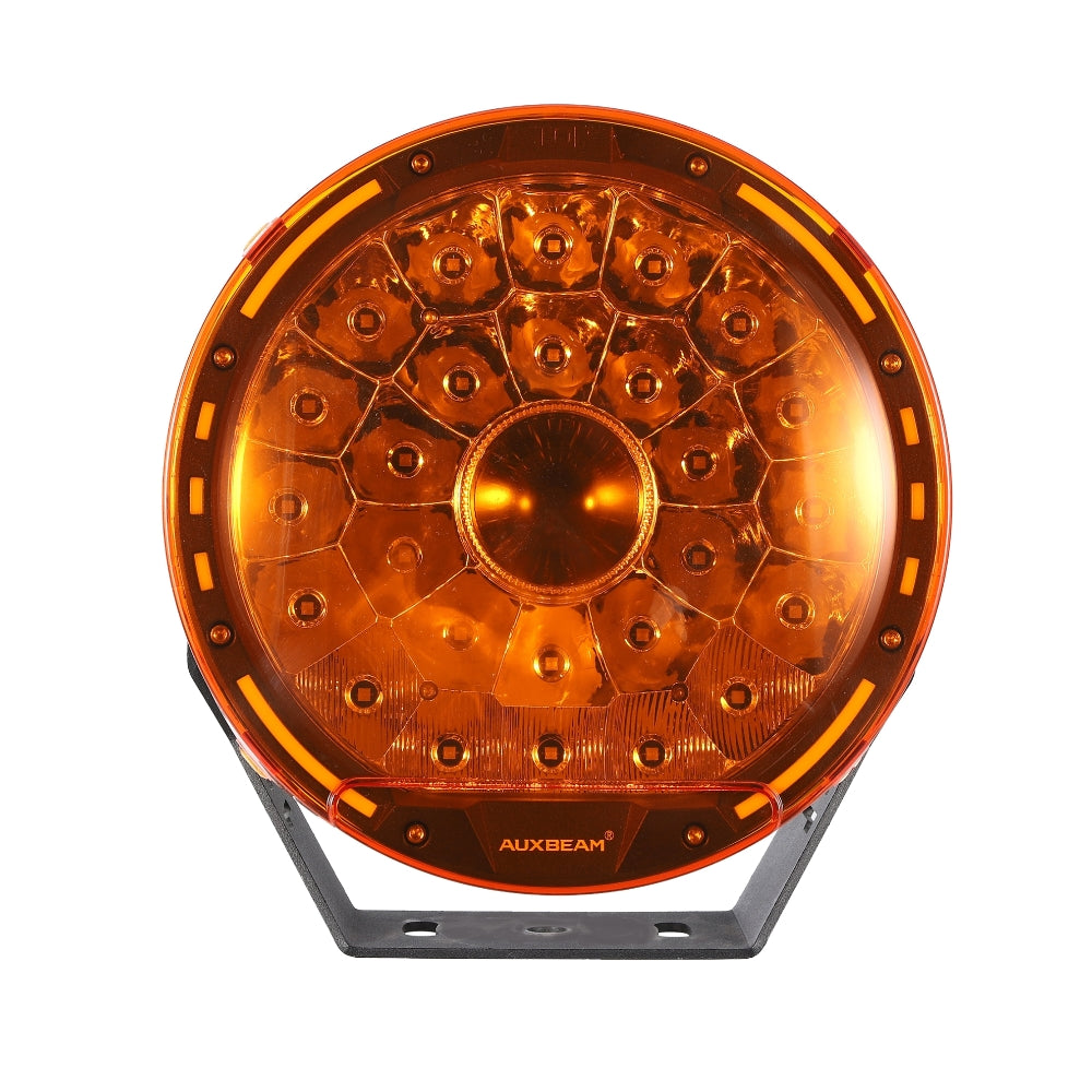 360 PRO/RAY-L Series 7/9 Inch LED Driving Lights Dark Amber Cover Light Shield Cover