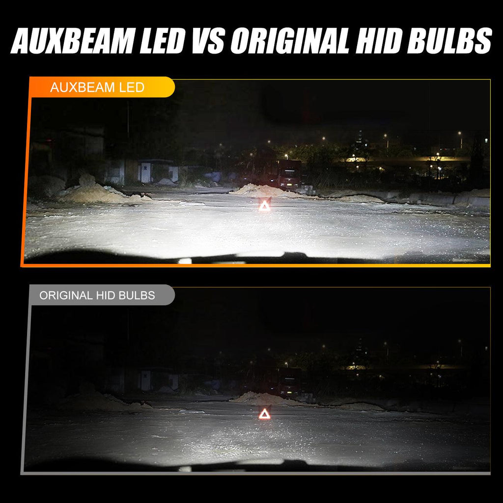 For 2007 Mercedes-Benz E63 AMG with HID headlamps LED Light Bulbs High Low Beam Bundle