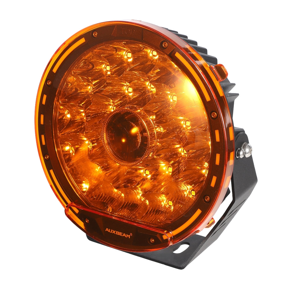 360 PRO/RAY-L Series 7/9 Inch LED Driving Lights Dark Amber Cover Light Shield Cover