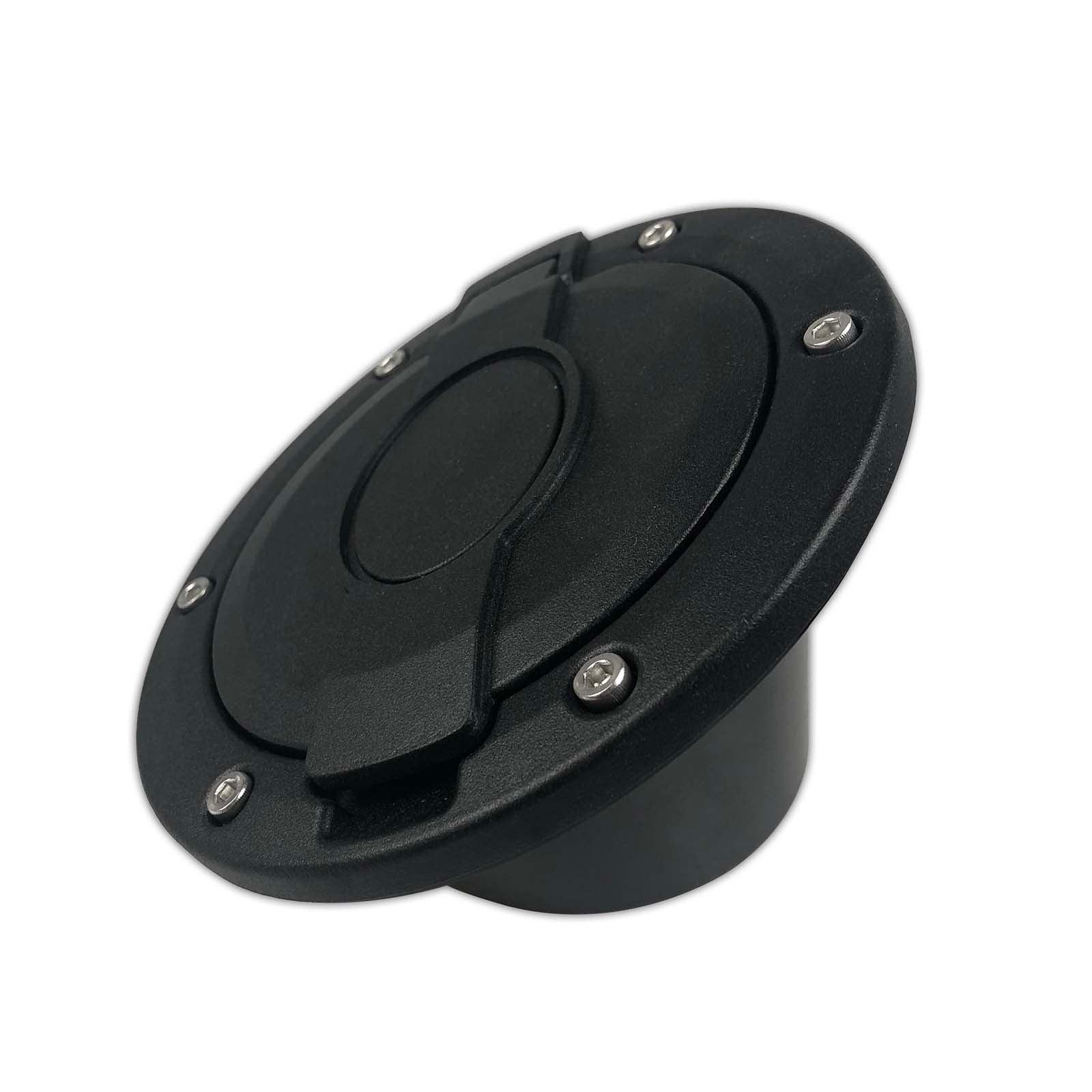 Fuel Tank Cover Gas Fuel Filler Door Cover Fit for Jeep Wrangler JK 2007-2017