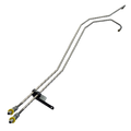 CNC Fab 4R100 Transmission Cooler Line Kit w/ Barbs - 7.3 Powerstroke (1998.5-2003)