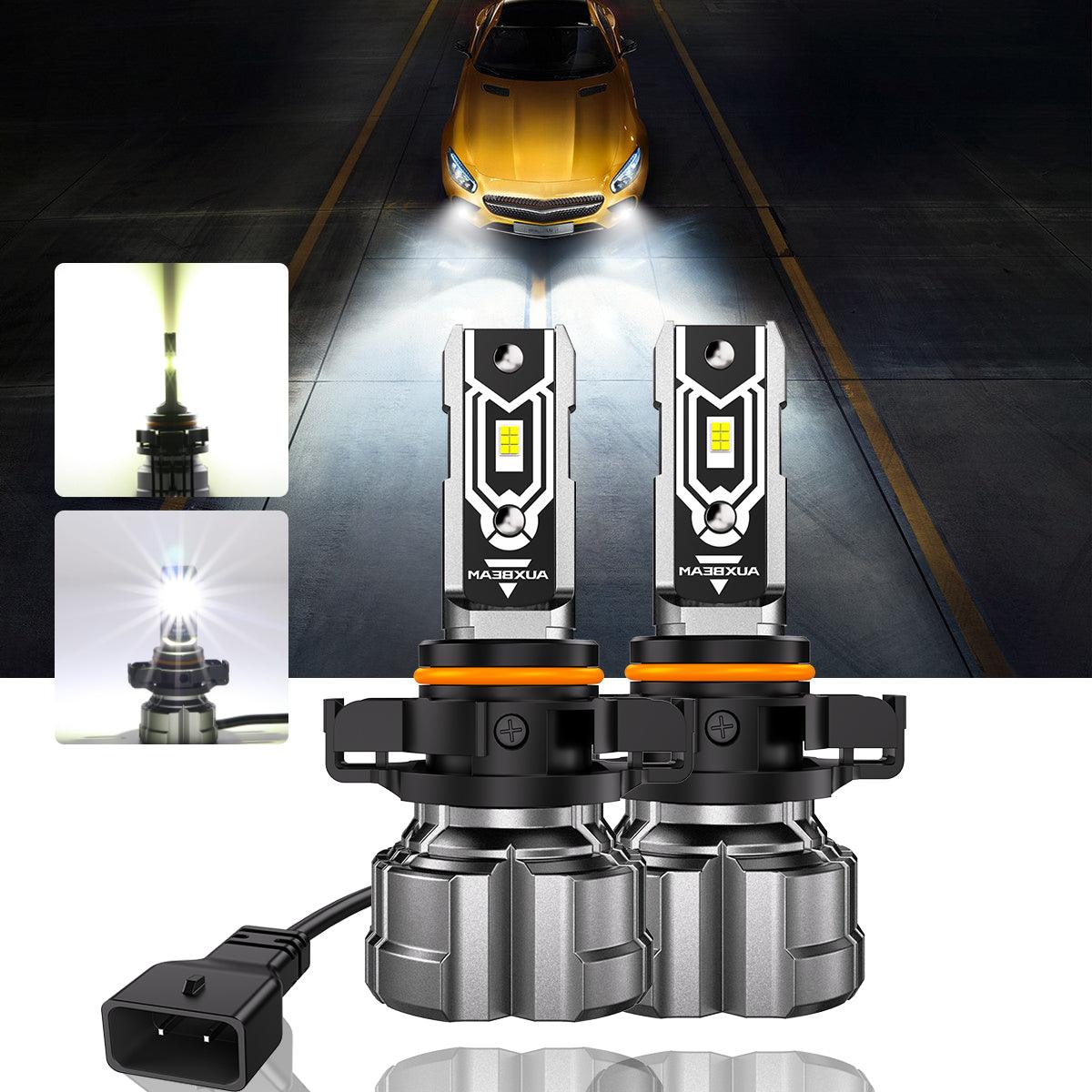 🆕2504 PSX24W LED Fog Light/DRL Bulbs 50W 10000LM 6500K Cool White Q5 Series | 2 Bulbs