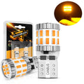 168 2825 W5W T10 LED License Plate/Side Marker/Interior Light Bulbs 3W 400% Brighter Canbus Error Free Amber B1 Series | 2 Bulbs