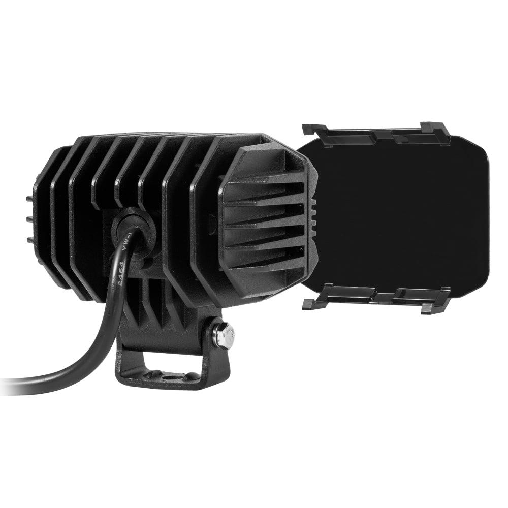 R4 Series 4 Inch LED Pod Lights Black Cover Light Shield Cover