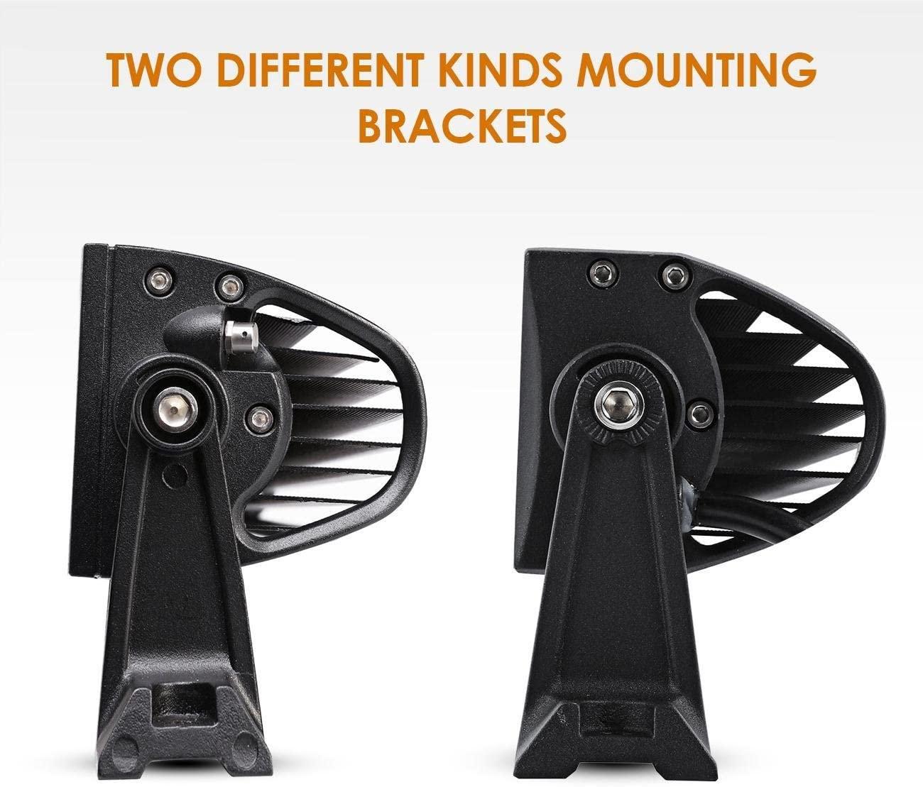 22 Inch-52 Inch 5D Series Straight/Curved Combo Beam Double Row LED Light Bar for 2004 Toyota Tacoma
