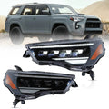 LED Headlight Assembly 4Pcs Projector Upgrade For 2014-2024 Toyota 4Runner