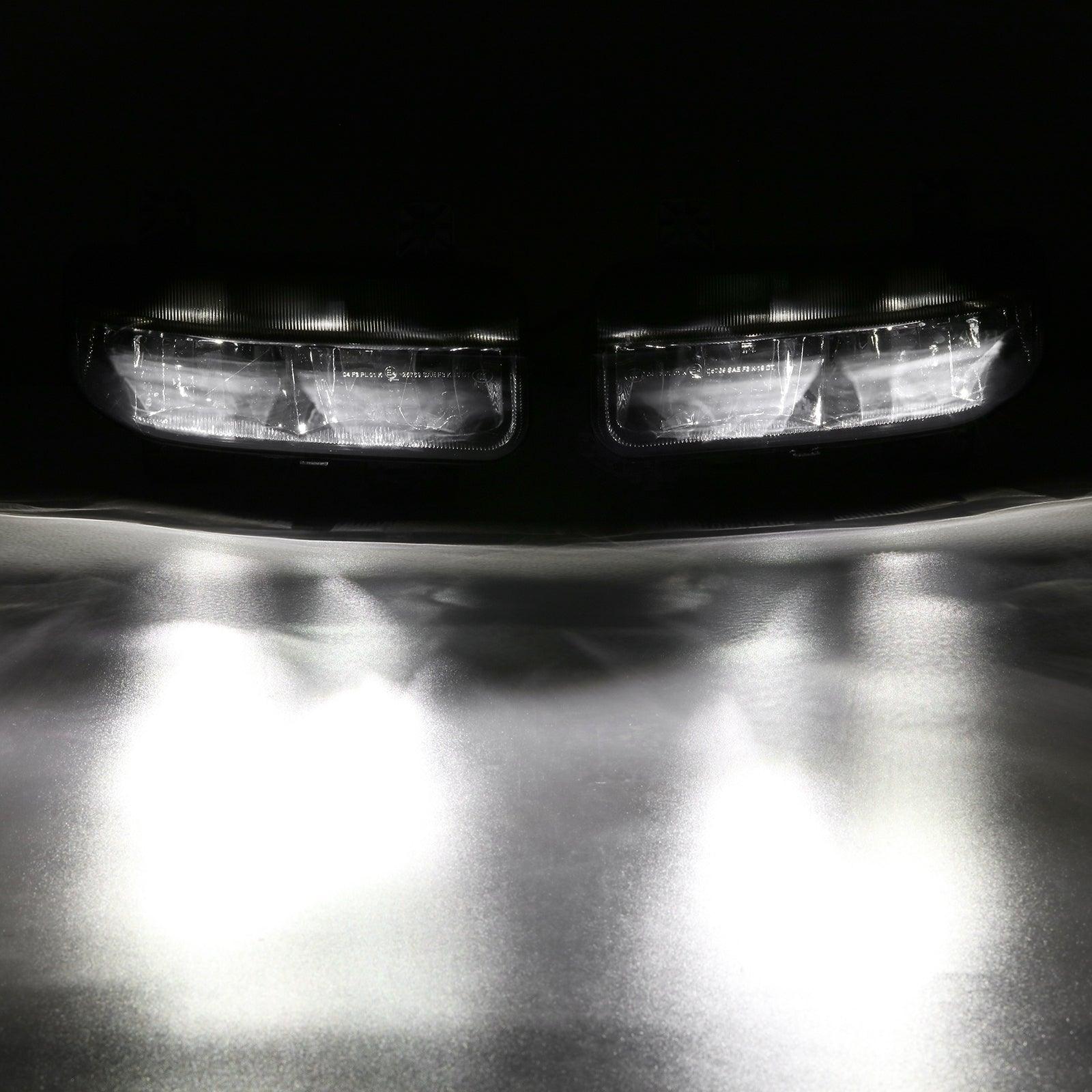 LED Fog Light Set Bumper Driving Light Replacement for Dodge Ram 1500 2019 2020 2021 2022