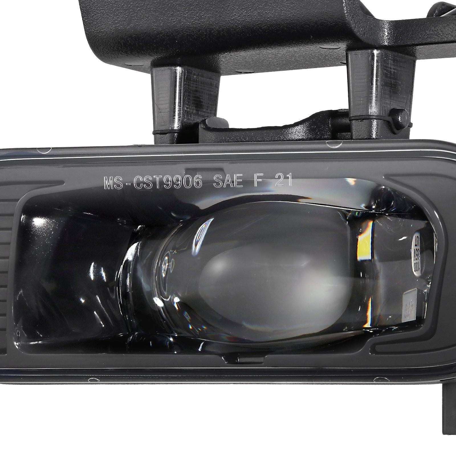 (2pcs/set) 60W DOT Approved LED Fog Lights fit for Chevrolet Silverado 1500/2500 1999 2000 2001 2002, 1500HD/2500HD/3500 2001 2002