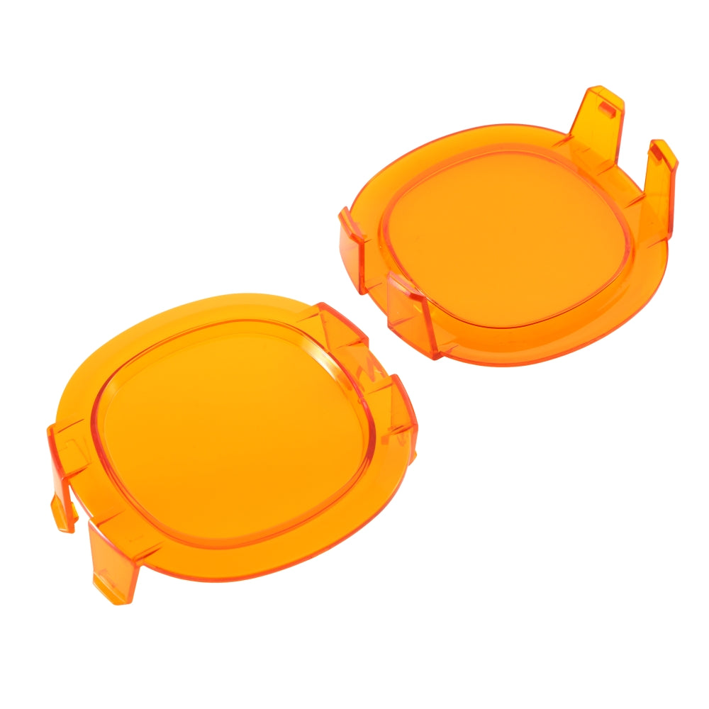 P4 Series 4 Inch Round LED Pod Lights Dark Amber Cover Light Shield Cover
