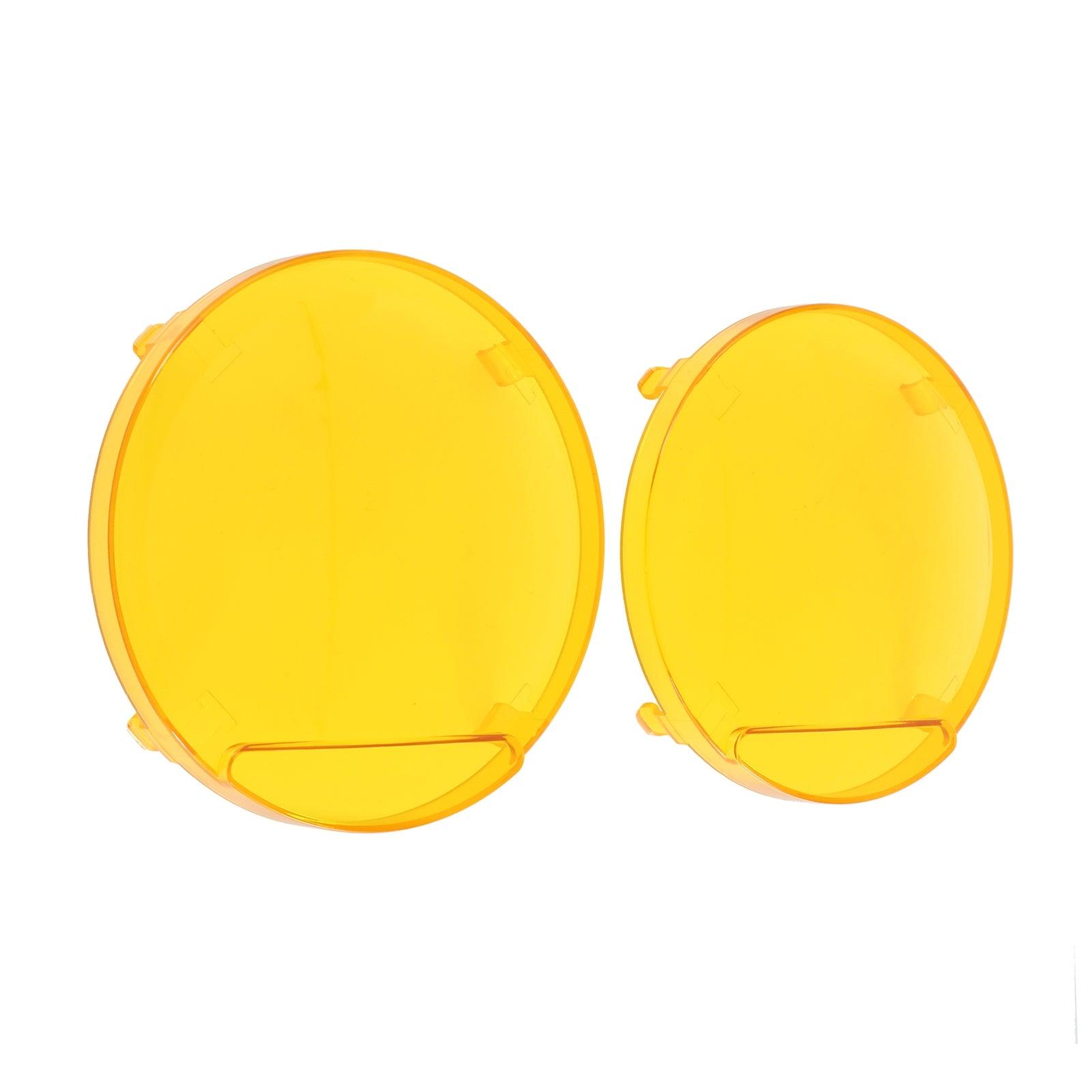 (2pcs/set) 7 Inch Round LED Driving Light Amber Cover Light Shield Cover