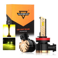 H11 H9 H8 H16JP LED FOG Light/DRL Bulbs 44W 8000LM 3000K Golden Yellow Z3 Series | 2 Bulbs