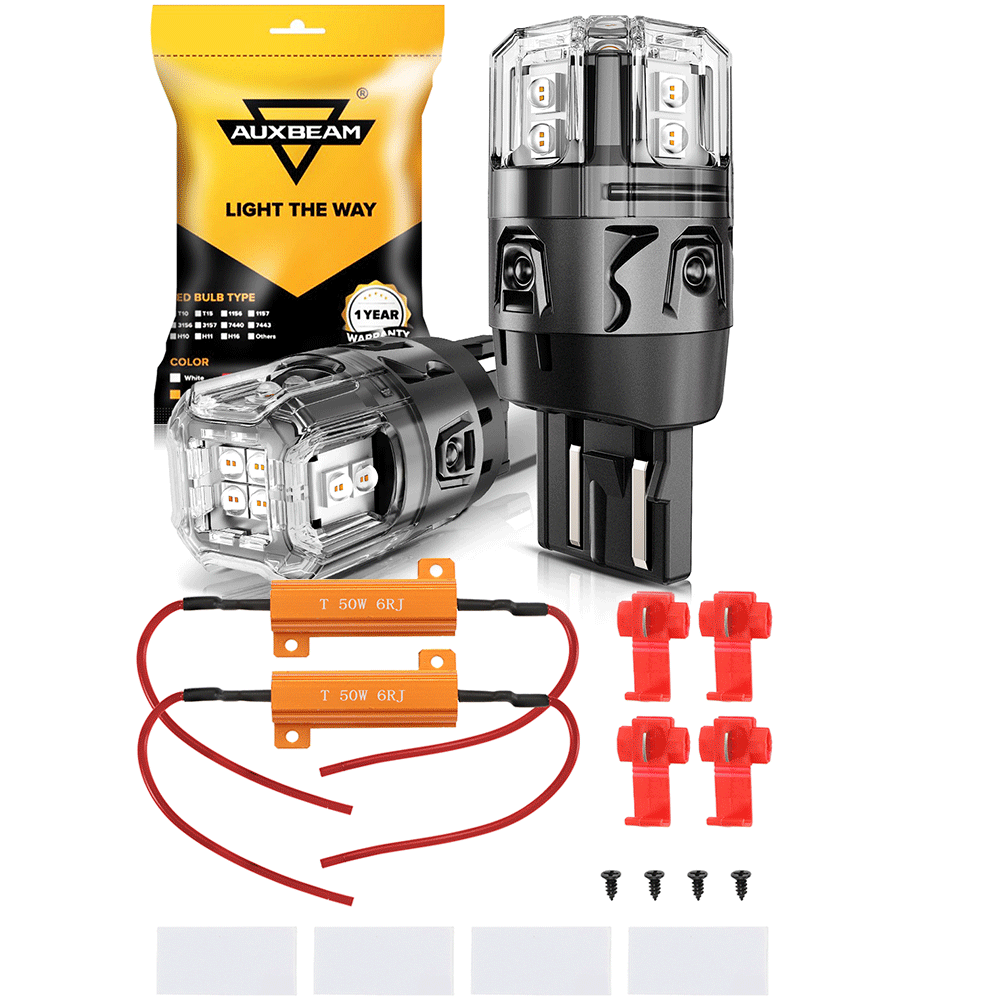 🆕T20 7443 7440 LED Brake/Tail Light 11W 500% High Brightness CAN-Bus Error Free Red B52 Series | 2 Bulbs