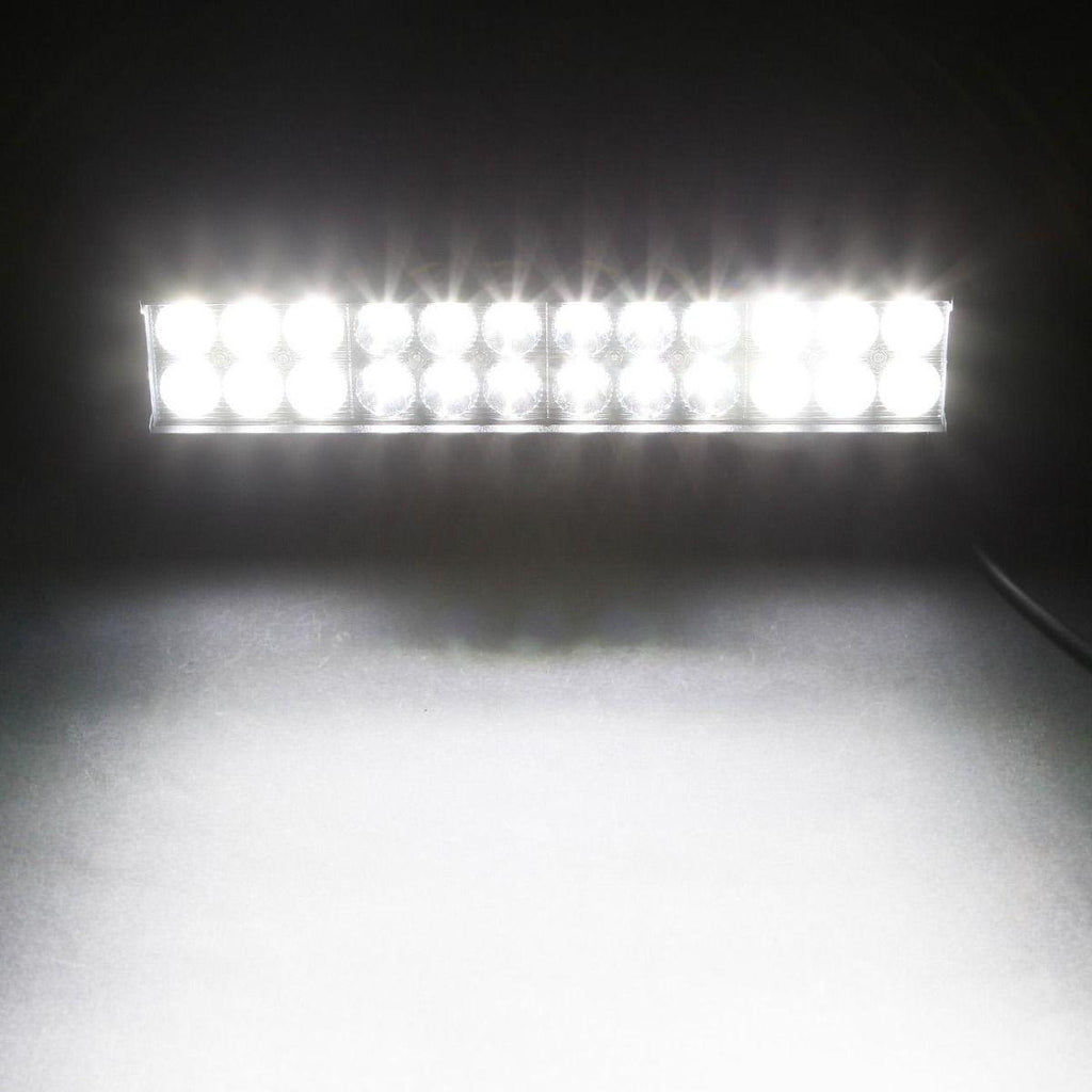 12 inch Classic-SM Series Dual Row LED Light Bar 6000K White Combo