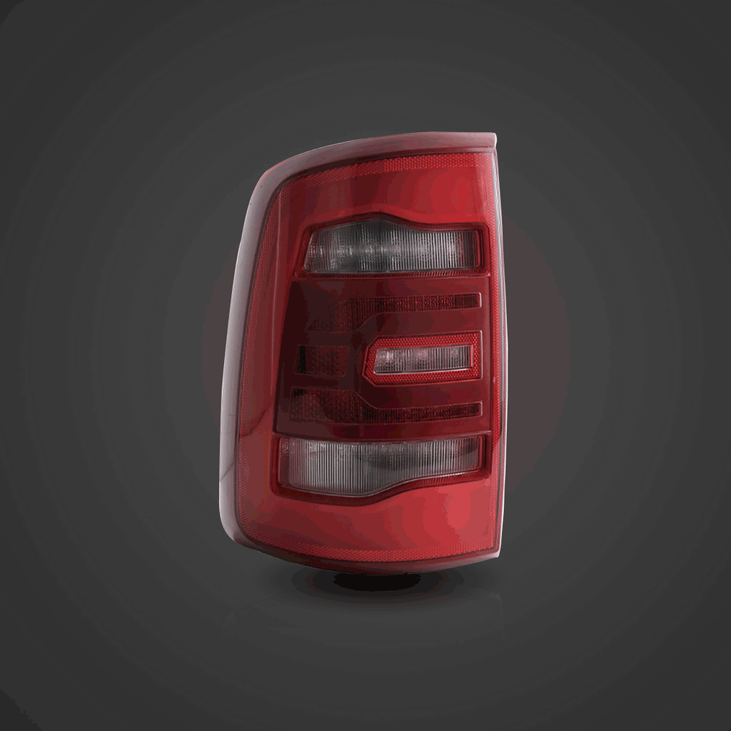 LED Tail Lights Assembly With Red Sequetial Turn Signal For 2009-2018 Dodge Ram 4th Gen (DS/DJ/D2)