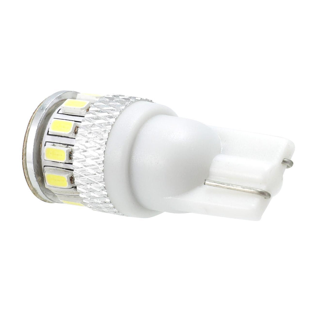 168 2825 W5W T10 LED License Plate/Side Marker/Interior Light Bulbs 4W 300% High Brightness CAN-Bus Error Free 6500K White | 2 Bulbs