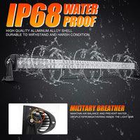 22 Inch-52 Inch 5D Series Straight/Curved Combo Beam Double Row LED Light Bar for 2015 Chevy Silverado 1500 2500 3500