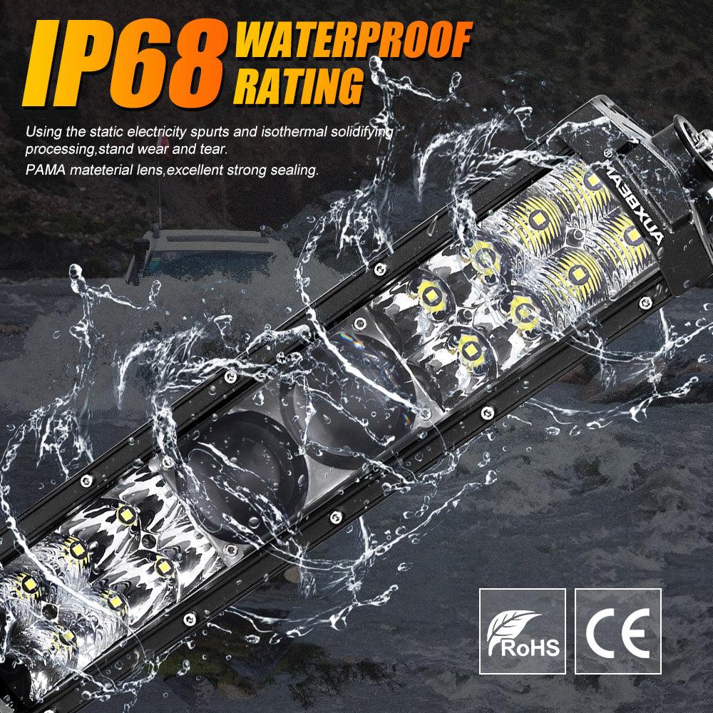 NEW 12"/22"/32"/42"/52" 5D-PRO Light Bars with DT Wiring Harness Kit For 2002 Ford F150