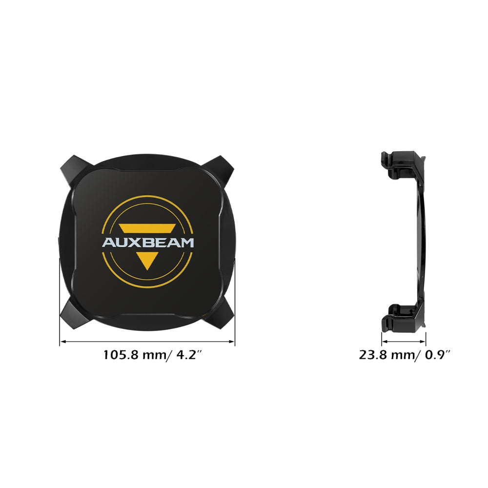 XP-ULTRA Series 4.5 Inch LED Pod Light Black Cover Light Shield Cover