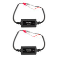 H1/H3 C10-Model Enhanced LED Headlight Bulbs Canbus Decoder Anti-flicker Hyper Flash No Warning Harness Resistor Conversion Kit 2pcs/set