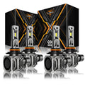 9005+9006 LED Headlight Bulbs Q30 Series Brightest Wireless 110W 24000LM 6500K Cool White | 4 Bulbs