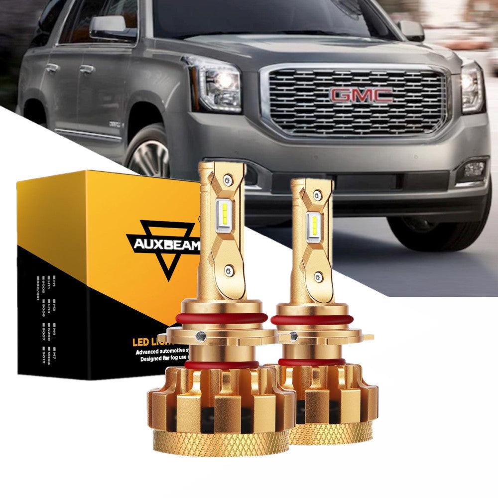 For 2002-2006 GMC Yukon XL 1500(SLE) F-16 Plus Series Built-in Canbus Automotive Grade 14000LM LED Light Bulbs High Low Beam Bundle