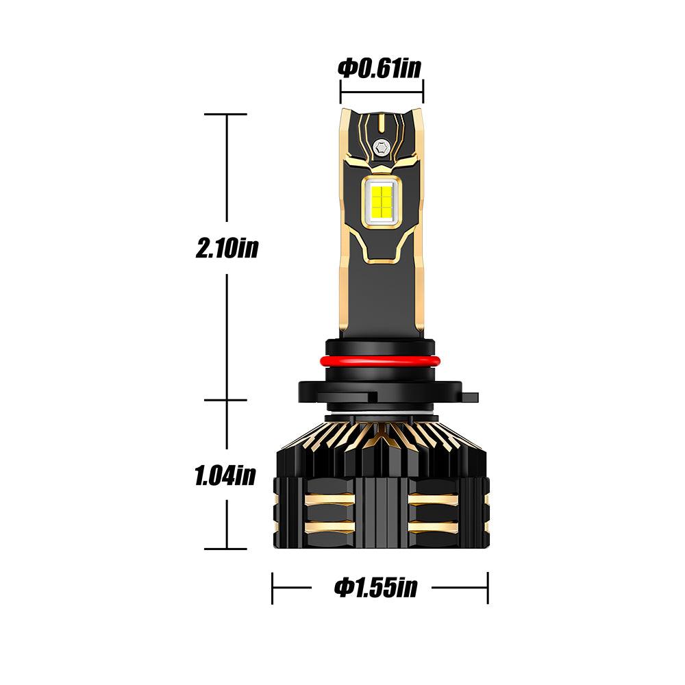 🆕9005+9006 LED Headlight Bulbs 240W 40000LM GX-ULTRA Series 6500K Cool White | 4 Bulbs