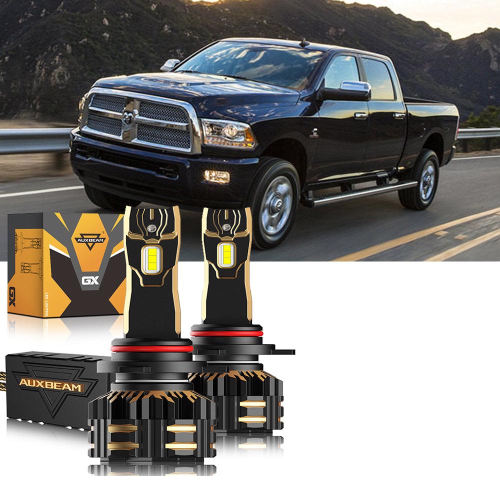 For 2013-2015 Ram 2500 (with projector-type headlights) 9005 9012 LED Headlight Bulbs Bundle