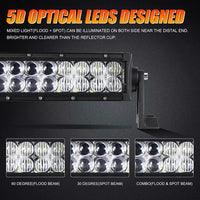 22 Inch-52 Inch 5D Series Straight/Curved Combo Beam Double Row LED Light Bar for 2016 Ford F150
