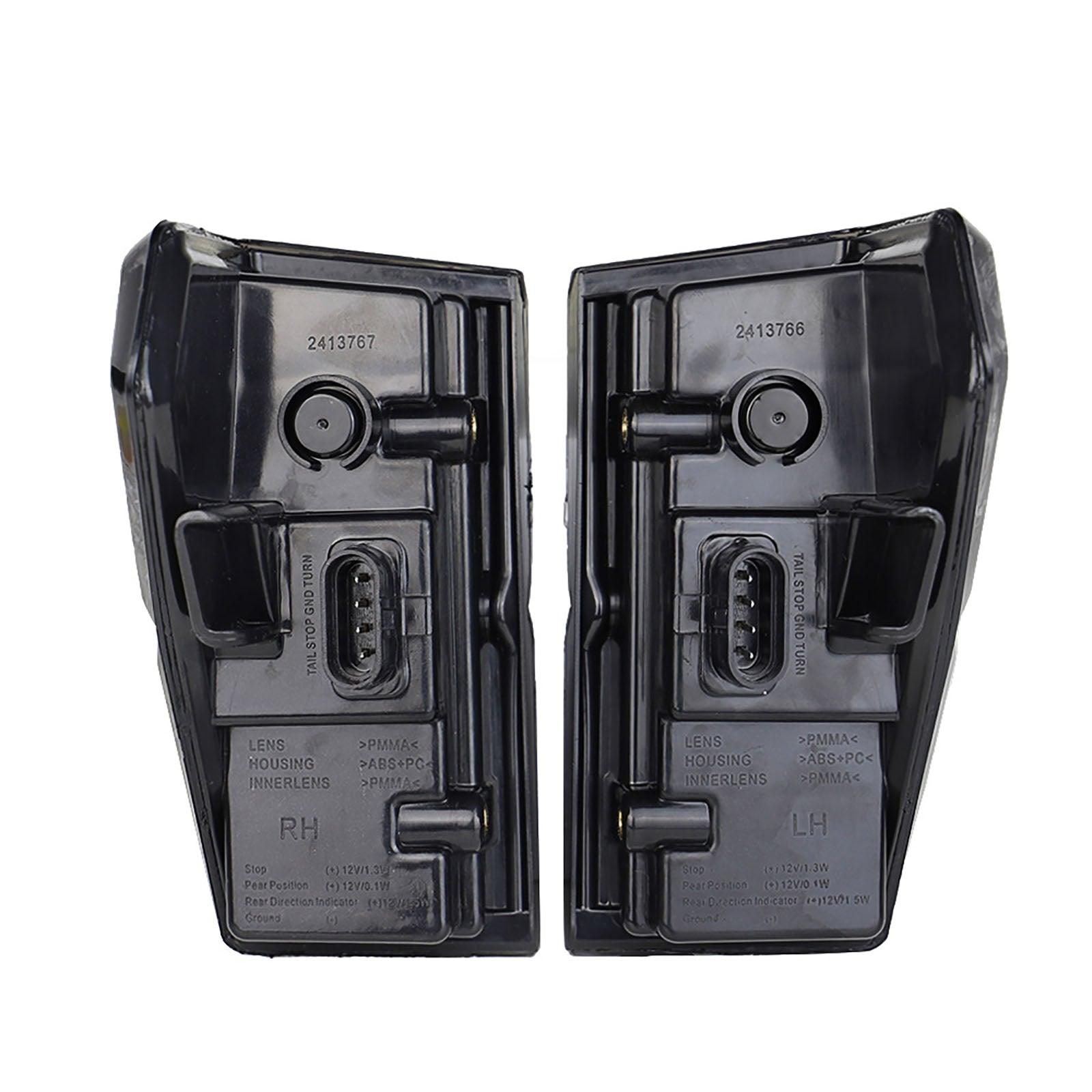 (2pcs/set) Smoked LED Tail Lights Rear Brake Stop Running Lamp for Polaris Ranger 1000 Models 2018 2019 2020 2021 2022, Replace OEM #2413766