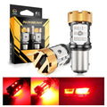 🆕 1157 BAY15D LED Brake/Tail Light Bulbs 50W 4000LM CAN-Bus Error Free Red B21-PRO Series | 2 Bulbs