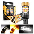 🆕 7443 US-CK LED Front Turn Signal & DRL Light Bulbs 50W 4000LM CAN-Bus Error Free Dual Color Switchback White & Amber B21-PRO Series | 2 Bulbs
