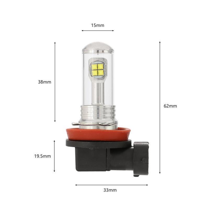 (2pcs/set) H11/H16JP SMD 20W 7000LM Natural White/AMBER Led Fog Light Bulbs