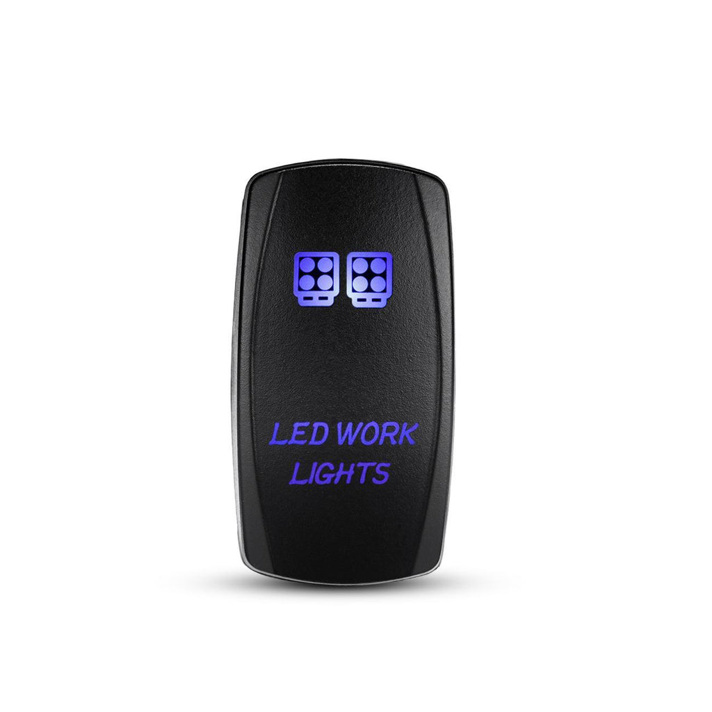 5 Pin Laser On/Off switches 20A/12V 10A/24V Switch with Jumper Wires Set for Cars,Trucks,RVs