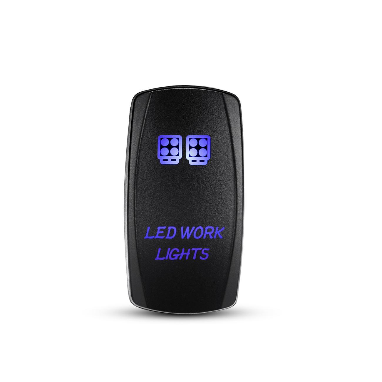 5 Pin Laser On/Off switches 20A/12V 10A/24V Switch with Jumper Wires Set for Cars,Trucks,RVs