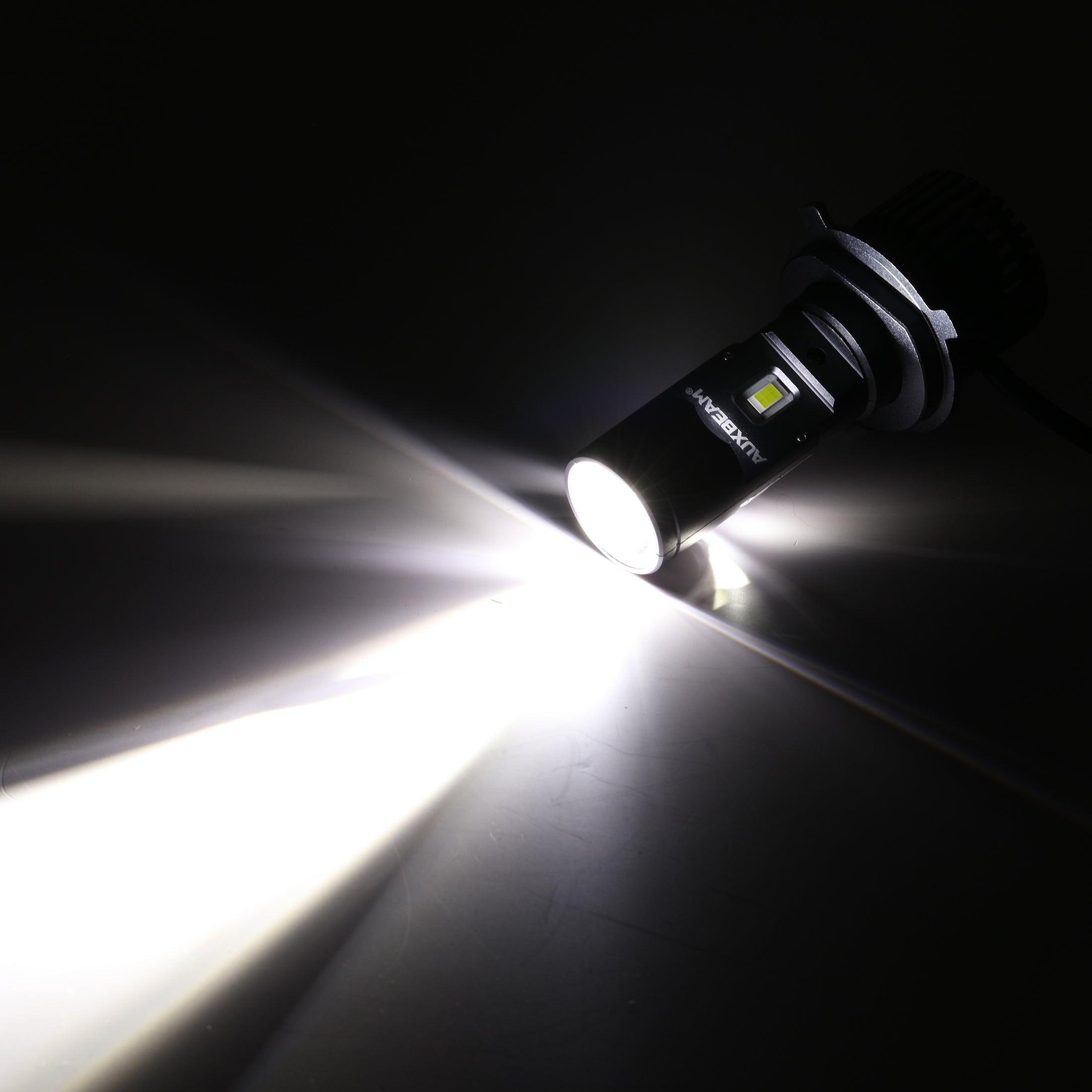 H4 LED Headlight Bulbs 110W 10000LM Mini Bi-LED Projector Lens Headlight 6000K Cool White | 2 Bulbs