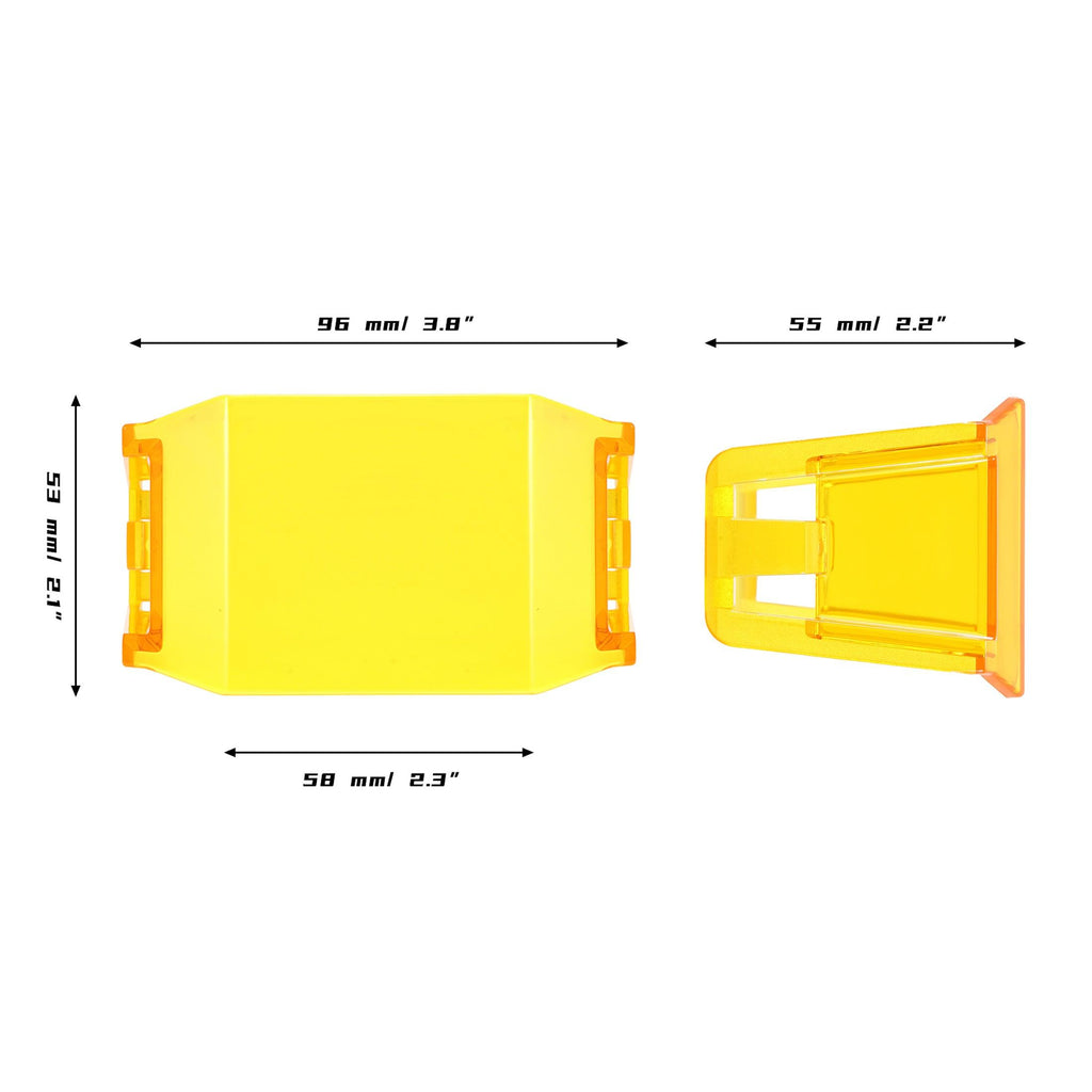 V-max Series 6Pcs Side Shooter Pod Lights with Power Harness