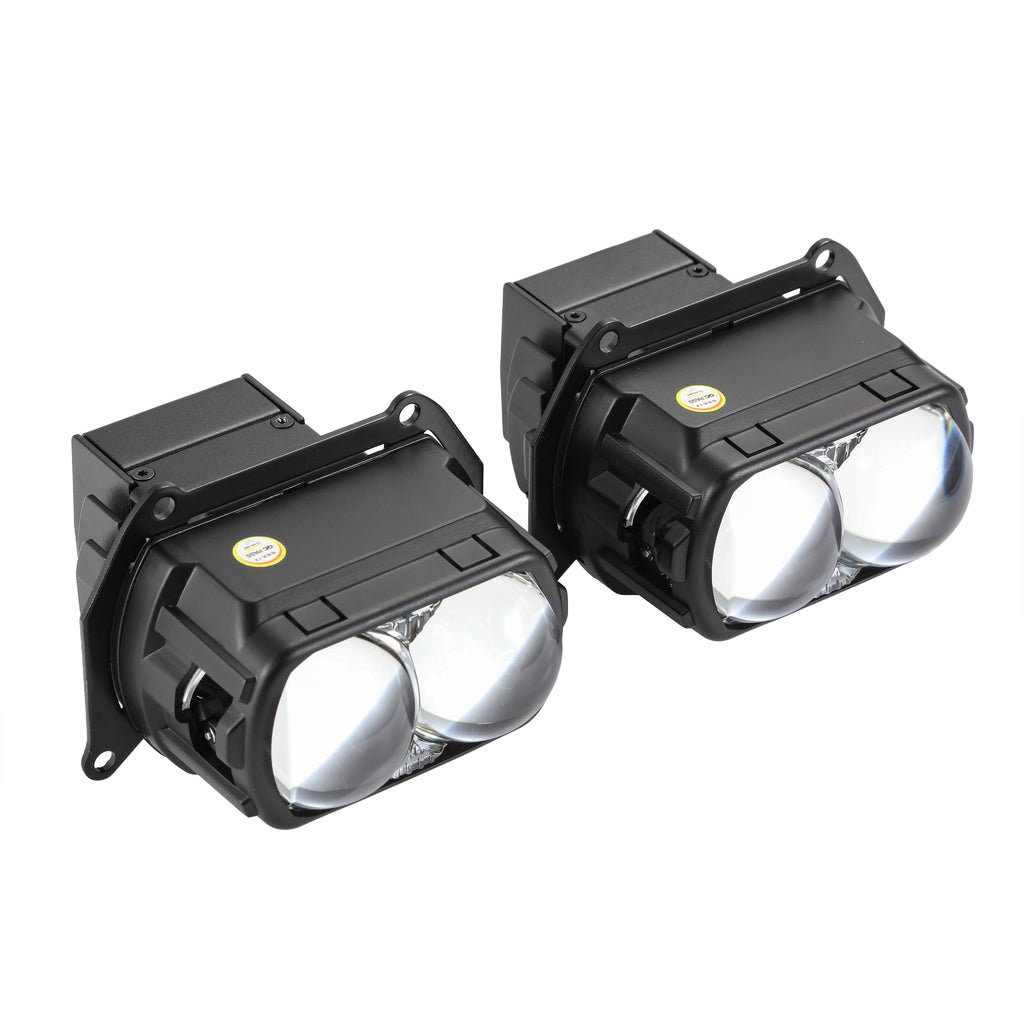 🆕3.5 inch 132W Hyperbolic Rectangular Bi-LED Projector Lens Headlight K9 Series, Retrofit Cutting Installation for Cars | 2pcs/Set
