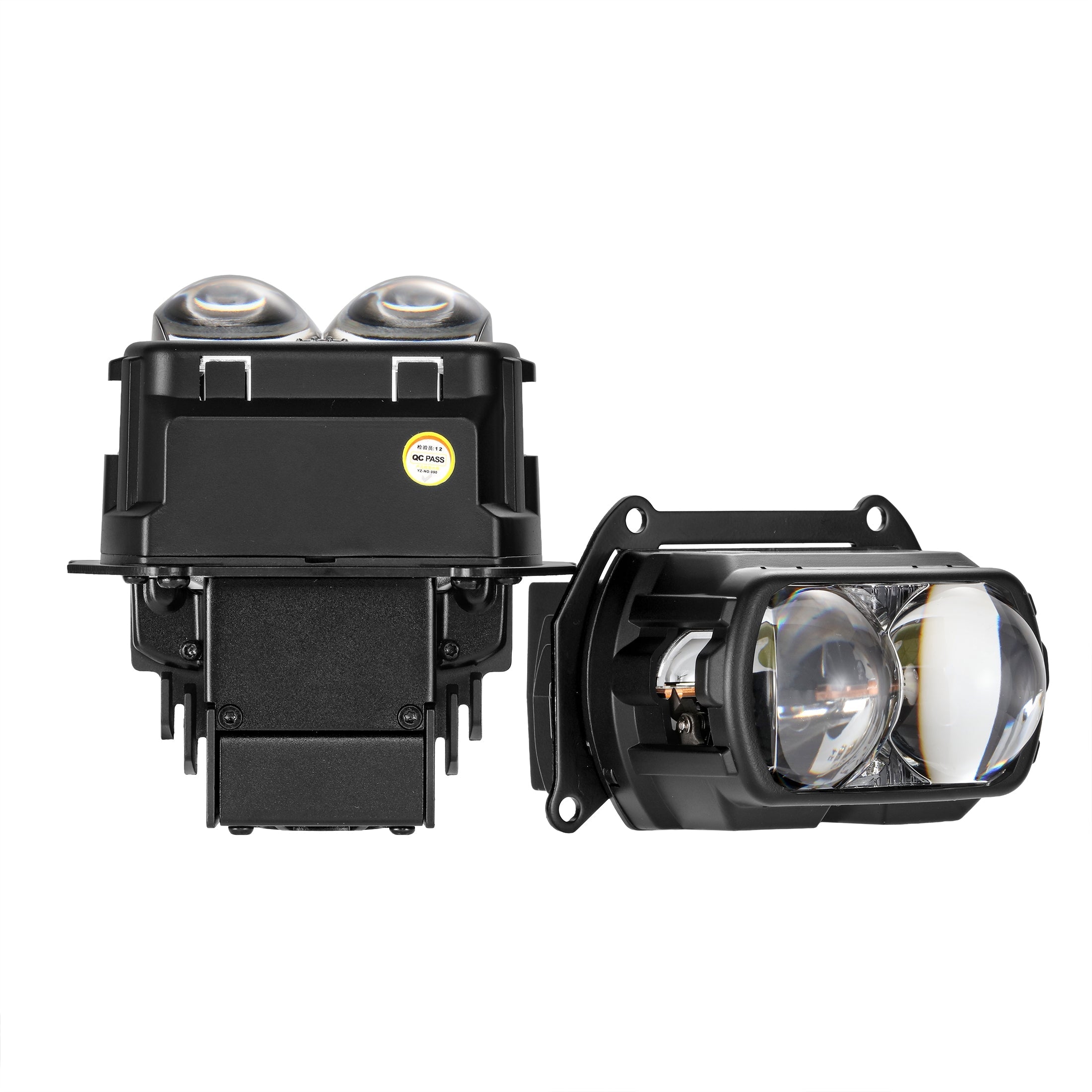 🆕3.5 inch 132W Hyperbolic Rectangular Bi-LED Projector Lens Headlight K9 Series, Retrofit Cutting Installation for Cars | 2pcs/Set
