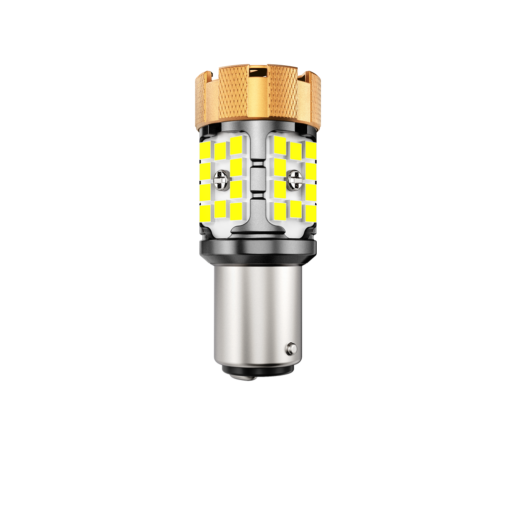 🆕1157 BAY15D LED Backup Reverse/Turn Signal/Brake Tail Light Bulbs 50W 4000LM CAN-Bus Error Free 6500K White B21-PRO Series | 2 Bulbs