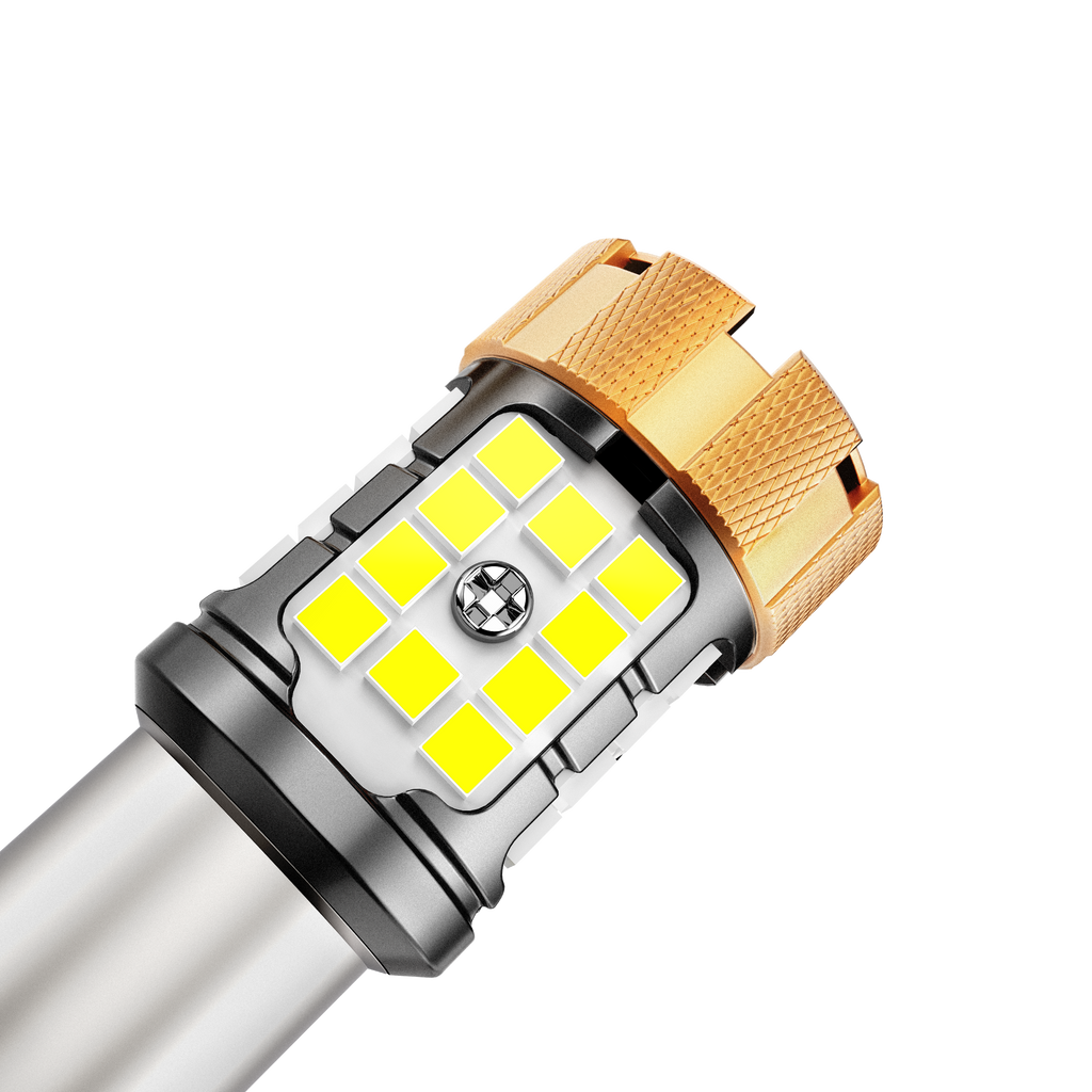 🆕1157 BAY15D LED Backup Reverse/Turn Signal/Brake Tail Light Bulbs 50W 4000LM CAN-Bus Error Free 6500K White B21-PRO Series | 2 Bulbs