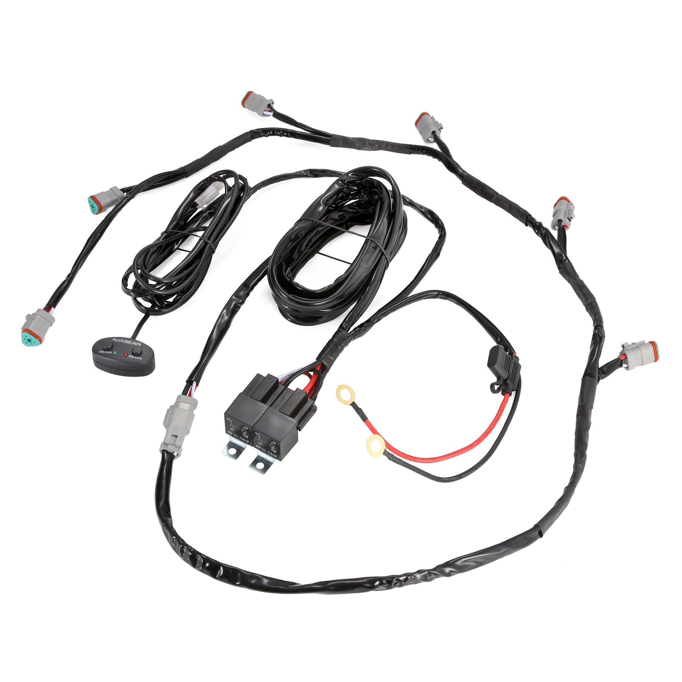 V-MAX Series 4/5/7 Inch Spot Beam Side Shooter LED Pod Lights with Amber DRL