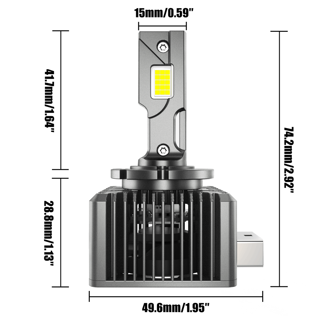🆕D1 D1S D1R LED Headlight Bulbs 70W 22000LM HID Replacement 6500K Cool White | 2 Bulbs