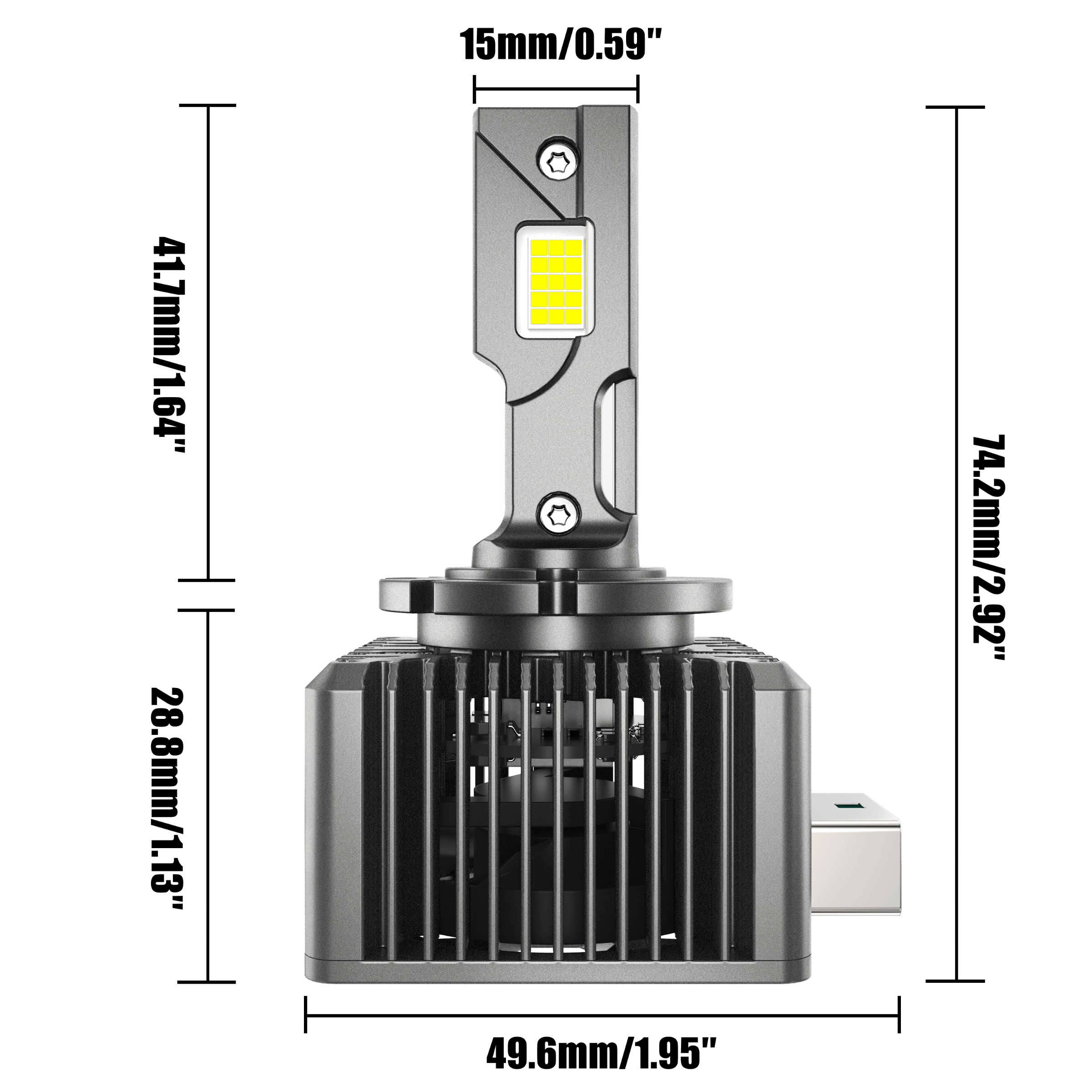 🆕D1 D1S D1R LED Headlight Bulbs 70W 22000LM HID Replacement 6500K Cool White | 2 Bulbs