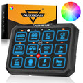RGB Series 12 Gang (RB120) RGB Switch Panel, Toggle/ Momentary/ Pulsed Mode Supported (Two-Sided Outlet)