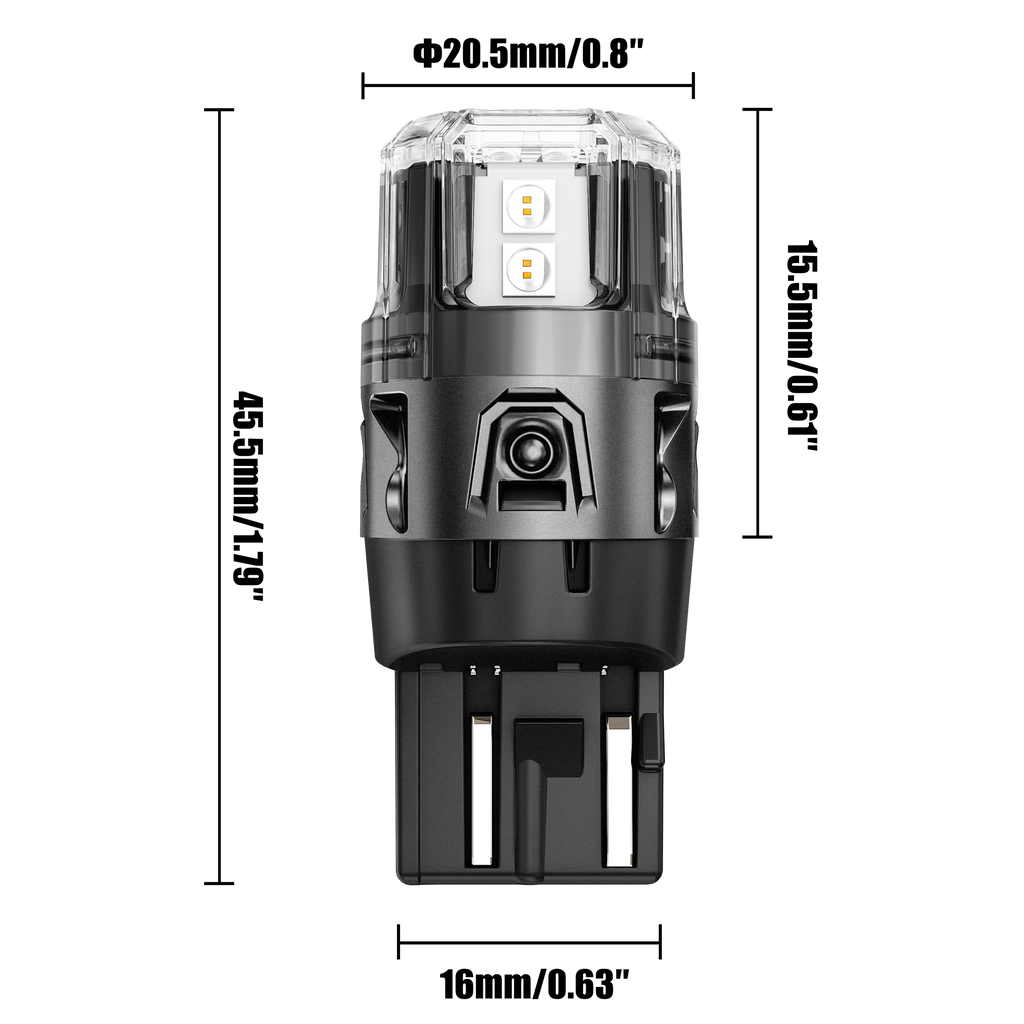 🆕T20 7443 7440 LED Brake/Tail Light 11W 500% High Brightness CAN-Bus Error Free Red B52 Series | 2 Bulbs