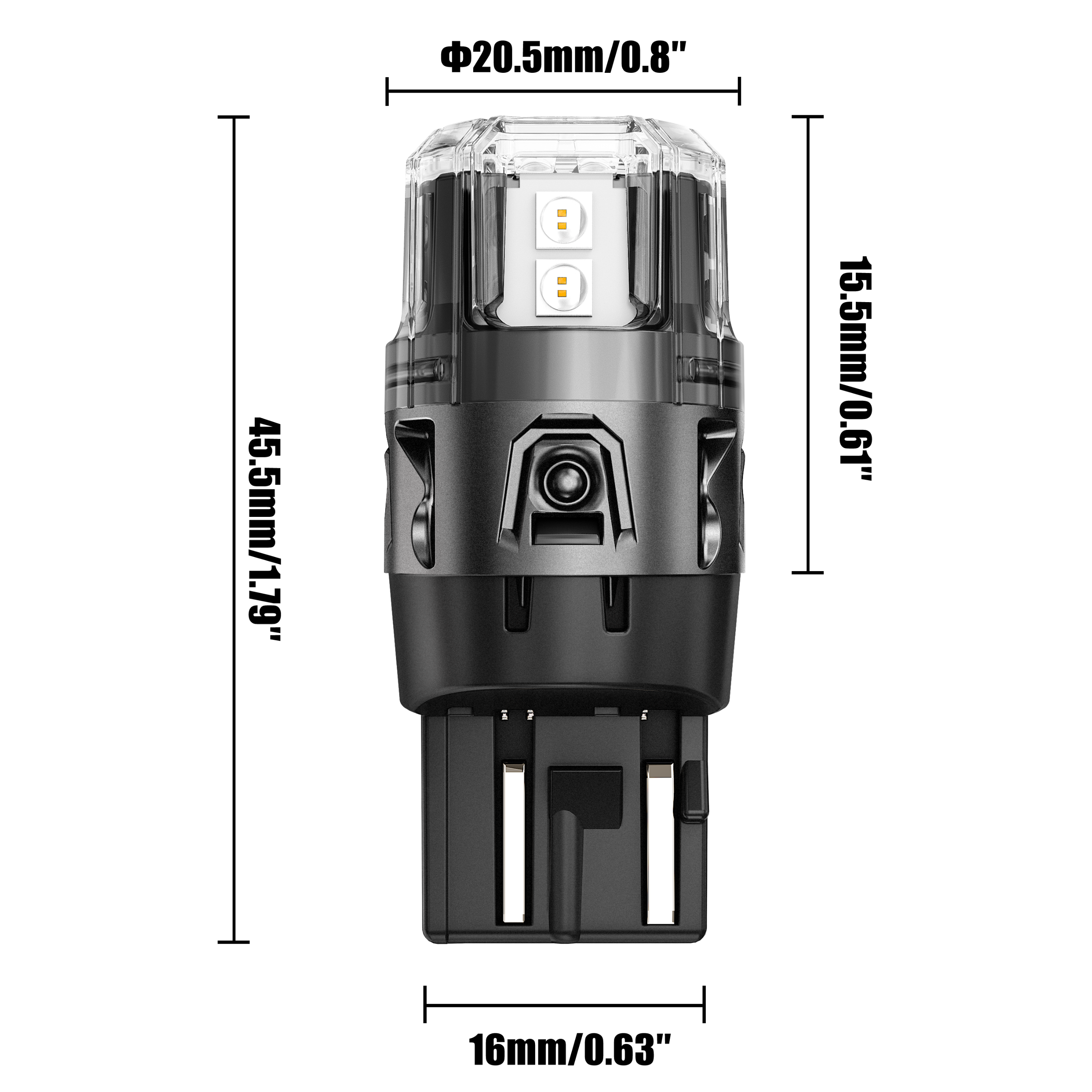 🆕T20 7443 7440 LED Brake/Tail Light 11W 500% High Brightness CAN-Bus Error Free Red B52 Series | 2 Bulbs