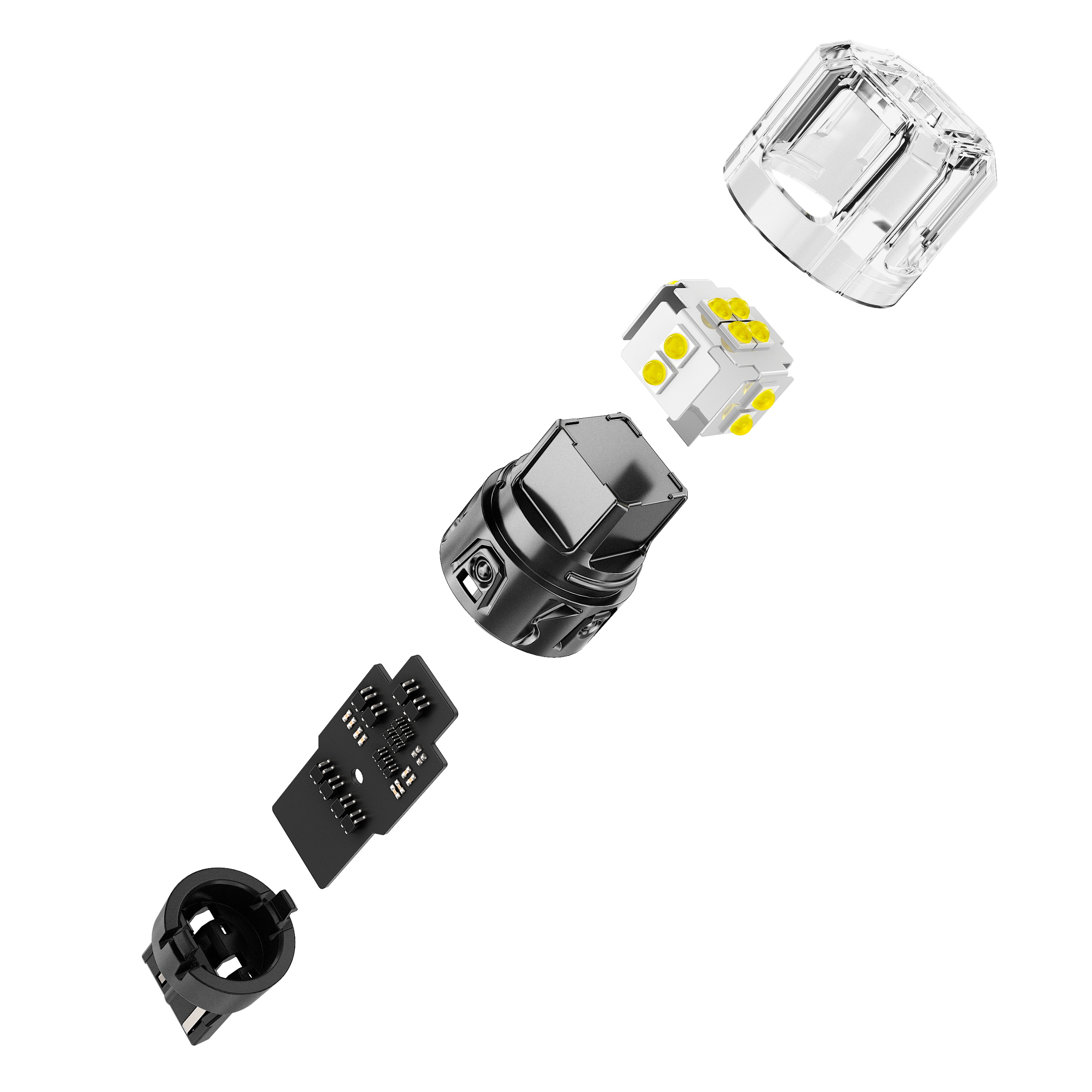 🆕T20 7443 7440 LED Backup Reverse/Turn Signal/Brake Tail Light Bulbs 13W 500% High Brightness CAN-Bus Error Free 6500K White B52 Series | 2 Bulbs